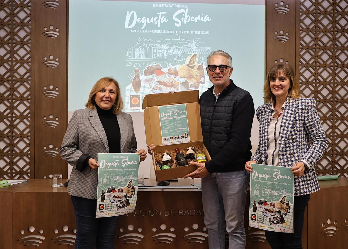Presentación de ‘Degusta Siberia’ en la Diputación de Badajoz.