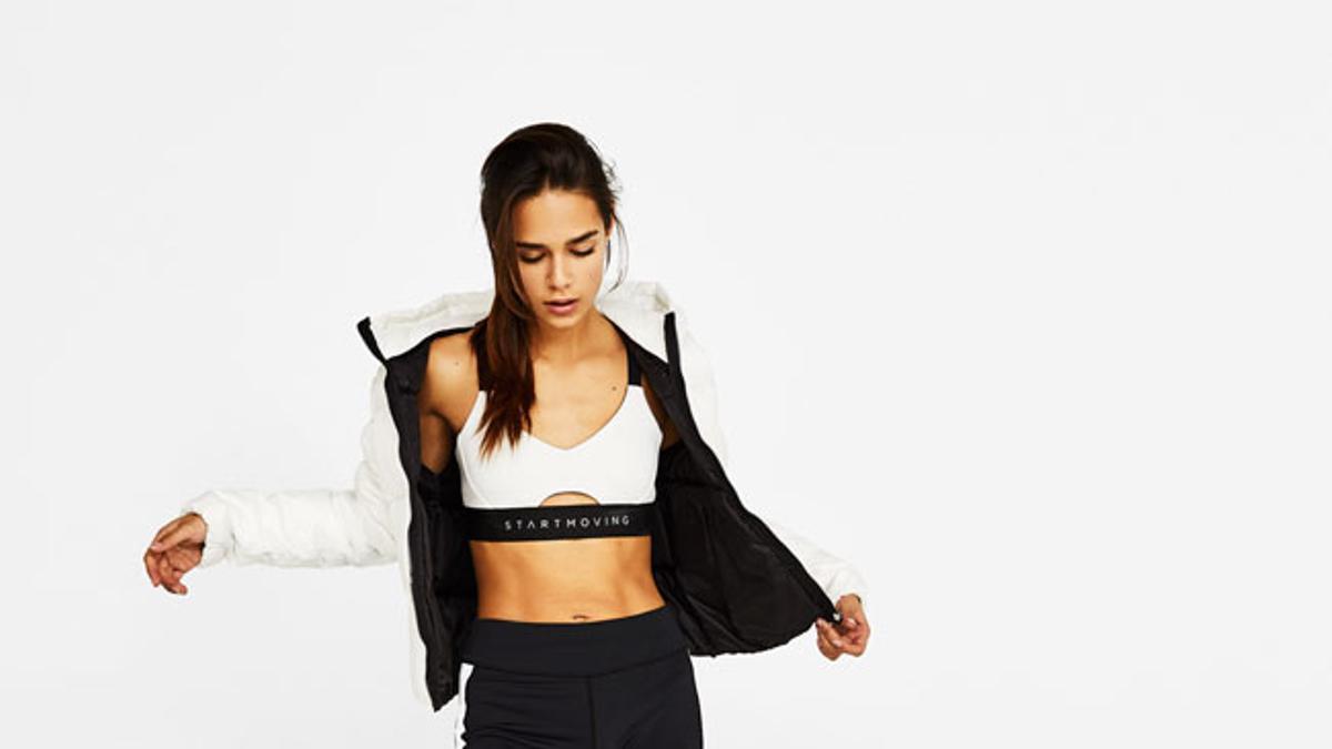 Look 'gymwear' de Bershka