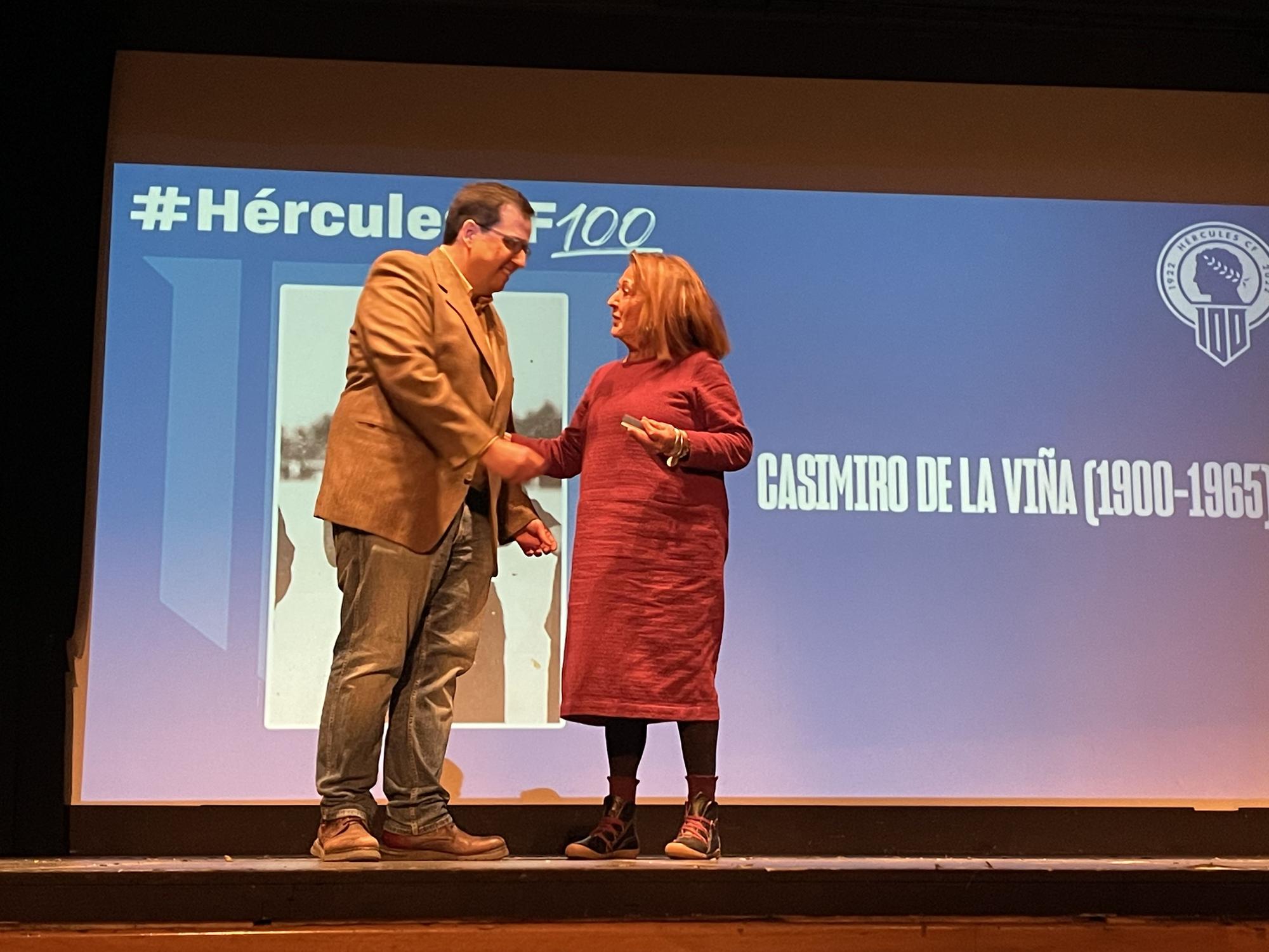 Homenaje centenario a herculanos ilustres en la CAM