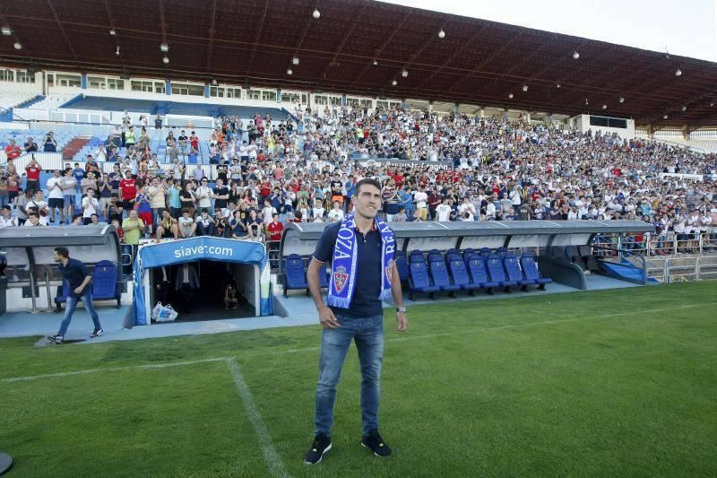 Presentación de Zapater en la Romareda