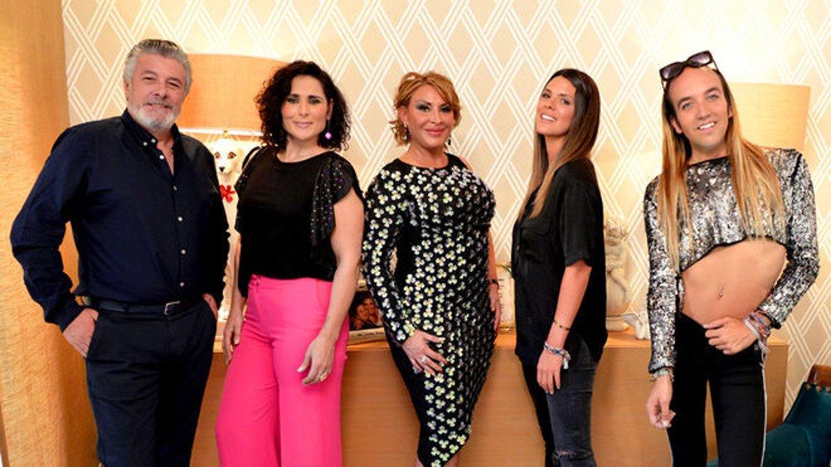 Francisco, Rosa López, Raquel Mosquera, Laura Matamoros y Aless Gibaja, nuevos anfitriones de 'Ven a cenar conmigo: gourmet edition'