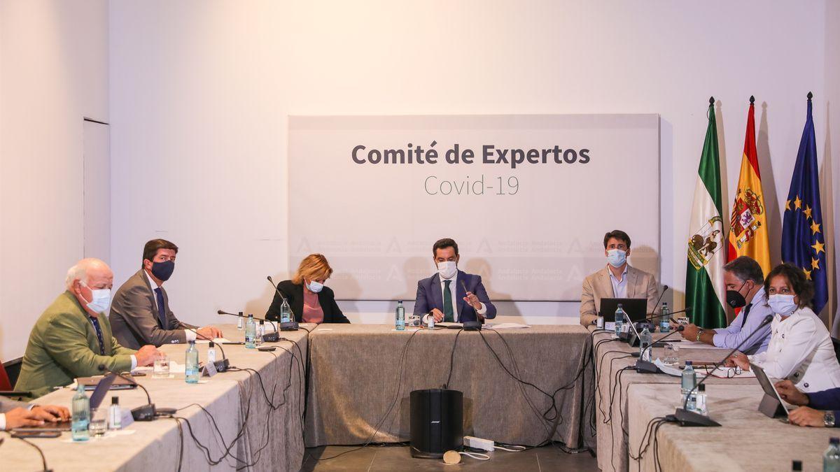 Reunión reciente del Comité de Expertos de Andalucía.