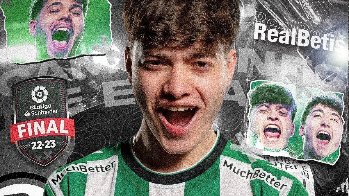 El Betis, campeón de la eLaLiga Santander