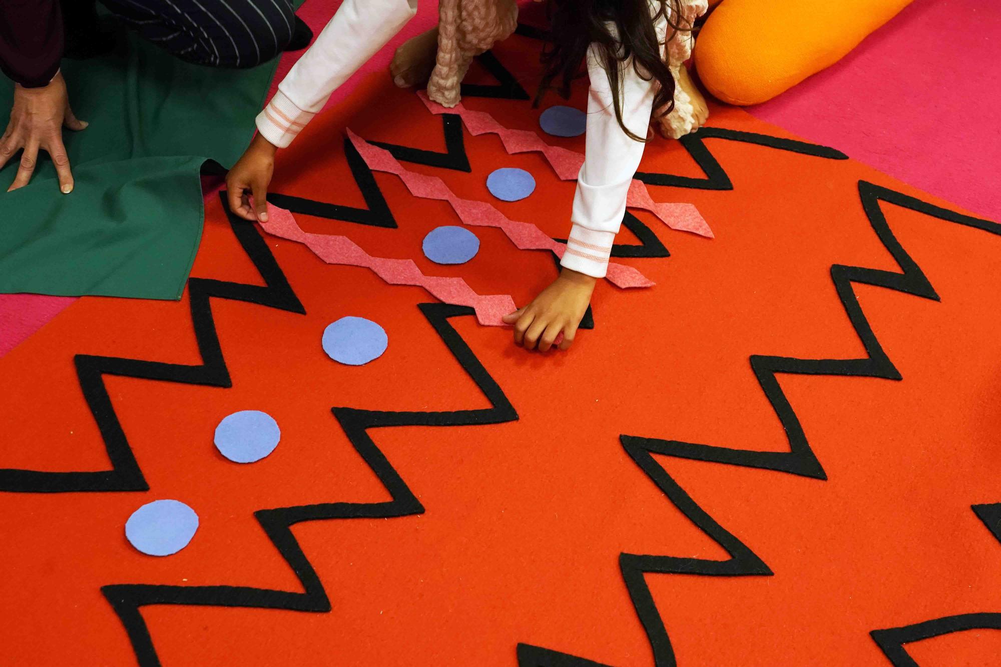 La instalación 'Inside Matisse' de Stéphanie Marin, en el Centre Pompidou de Málaga.