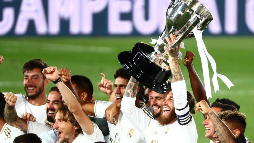 El Real Madrid se proclamó campeón de LaLiga la temporada pasada
