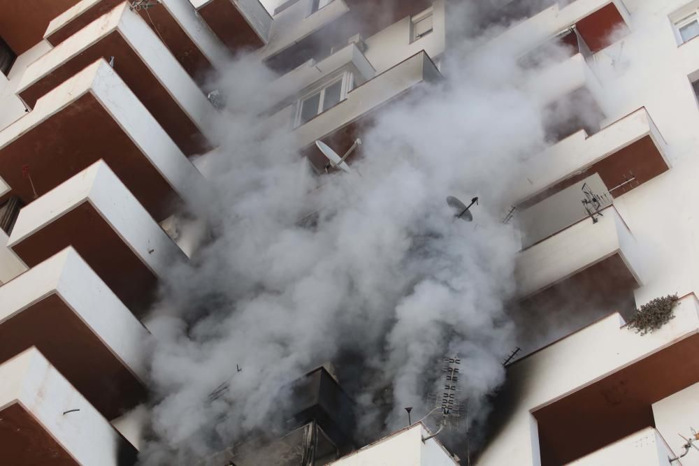 Incendio en Sant Antoni