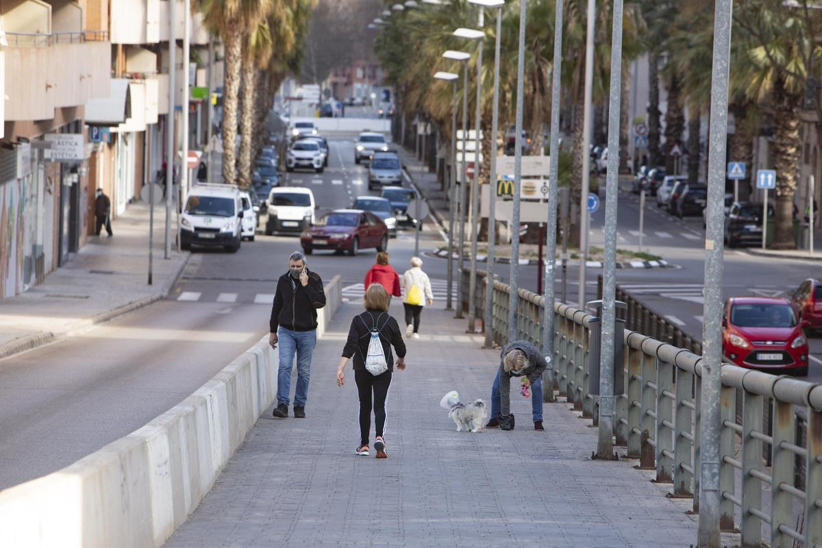 Calle Ausiàs March de Xàtiva, en una imagen de archivo.