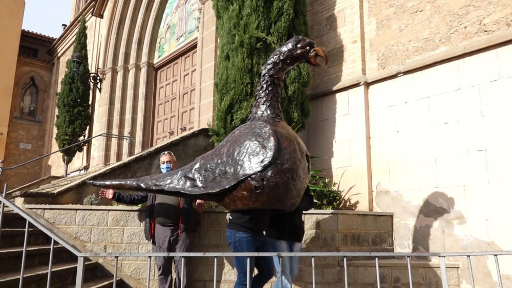 El viatge de l'àliga de la Patum