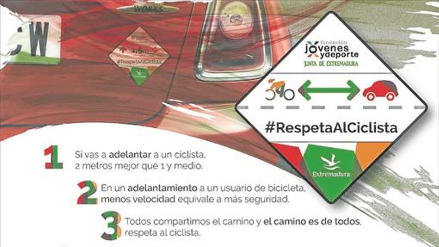 El deporte extremeño #RespetaAlCiclista