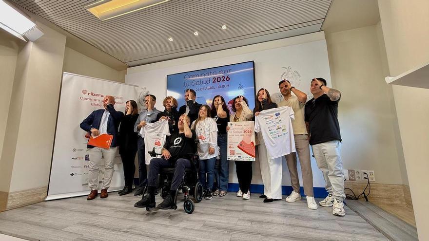 Así será la marcha solidaria este domingo en Elche de un hospital a otro