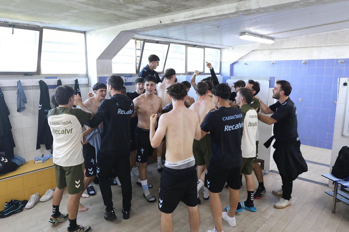 Vigo, A Madroa. Partido del Celta Juvenil y celebración Vigo, A Madroa. Partido del Celta Juvenil y celebración