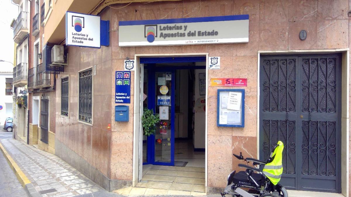 Administración de la calle Argentina en Priego de Córdoba.
