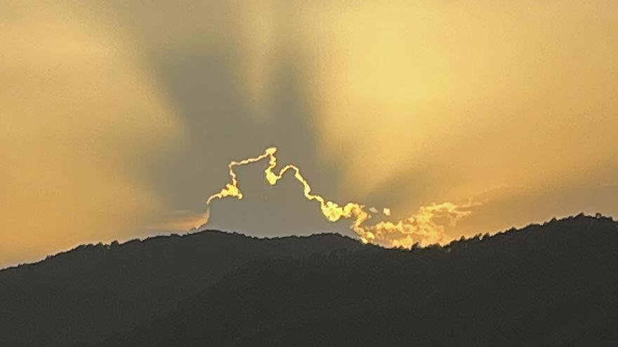 Posta de sol des d’Horta d’Avinyó.