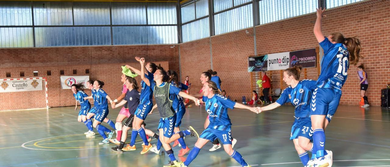El Feme Castellón (o Bisontes Castellón Femenino) viene de proclamarse campeón de su grupo (el 2) en la Segunda RFEF Futsal Femenina.