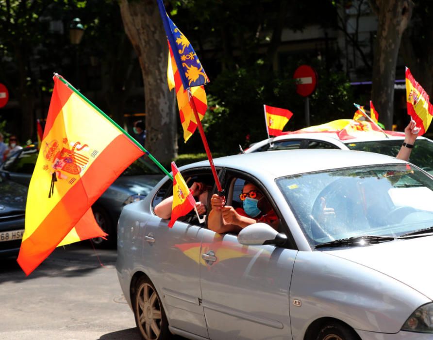 Manifestación contra el Gobierno convocada por Vox en Valencia