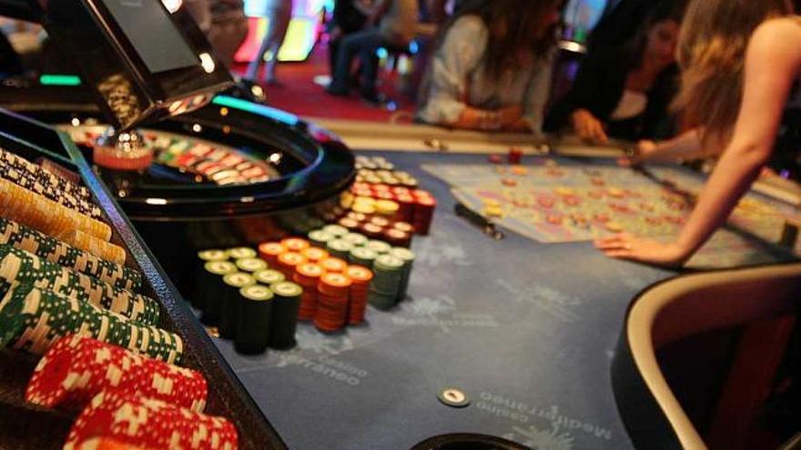 Imagen de una ruleta americana en el casino de Alicante.