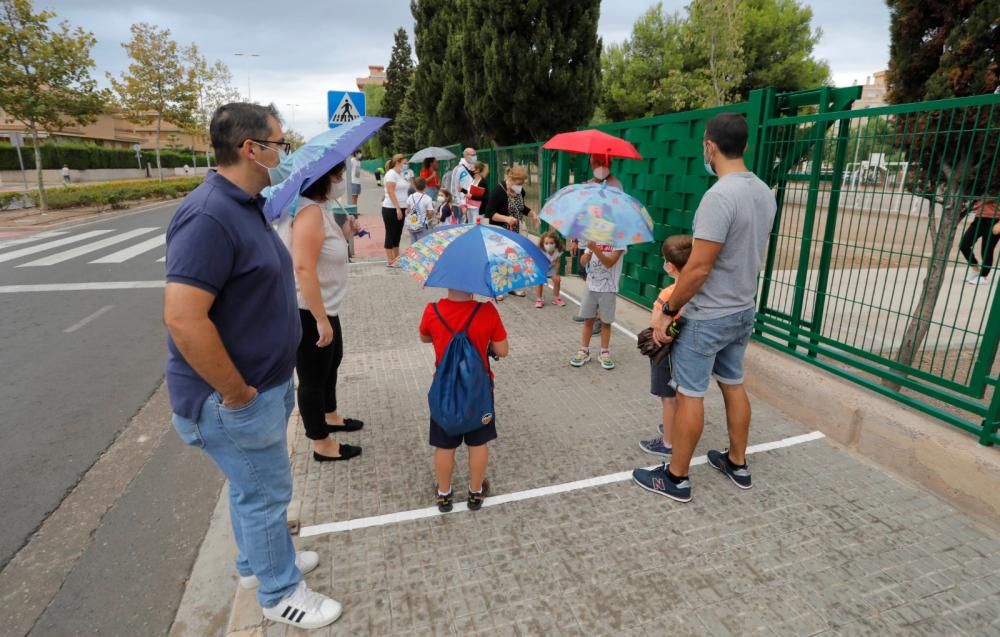 Inicio del curso en el CEIP Vilamar, en el Port de Sagunt.