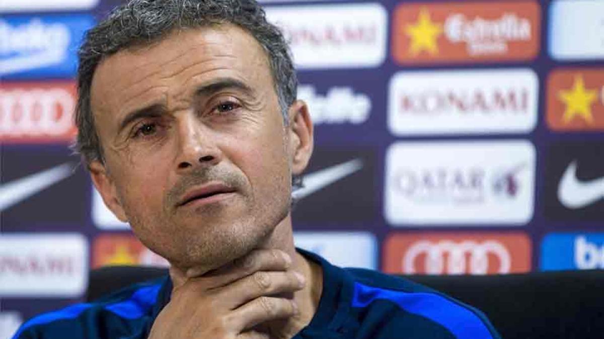 Luis Enrique envió un mensaje a la afición