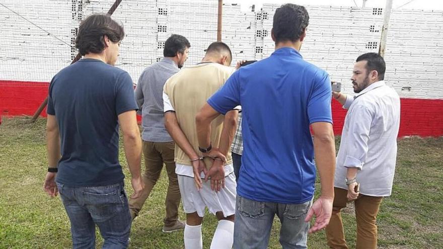 Arrestado en pleno partido un futbolista brasileño acusado de secuestro