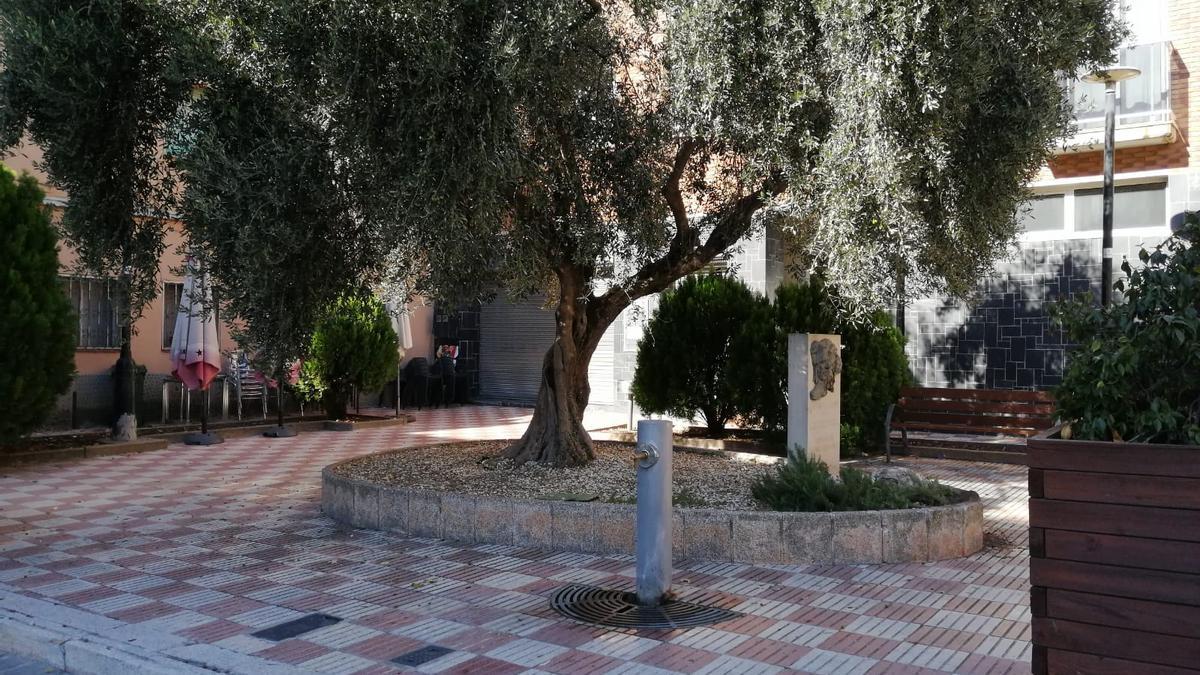 Plaça Lluís Espinal de Sant Fruitós, un dels indrets on s'intervindrà