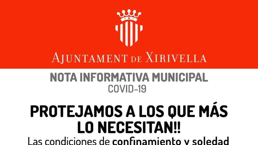 Xirivella intensifica el rastreo y localización de personas potencialmente aisladas