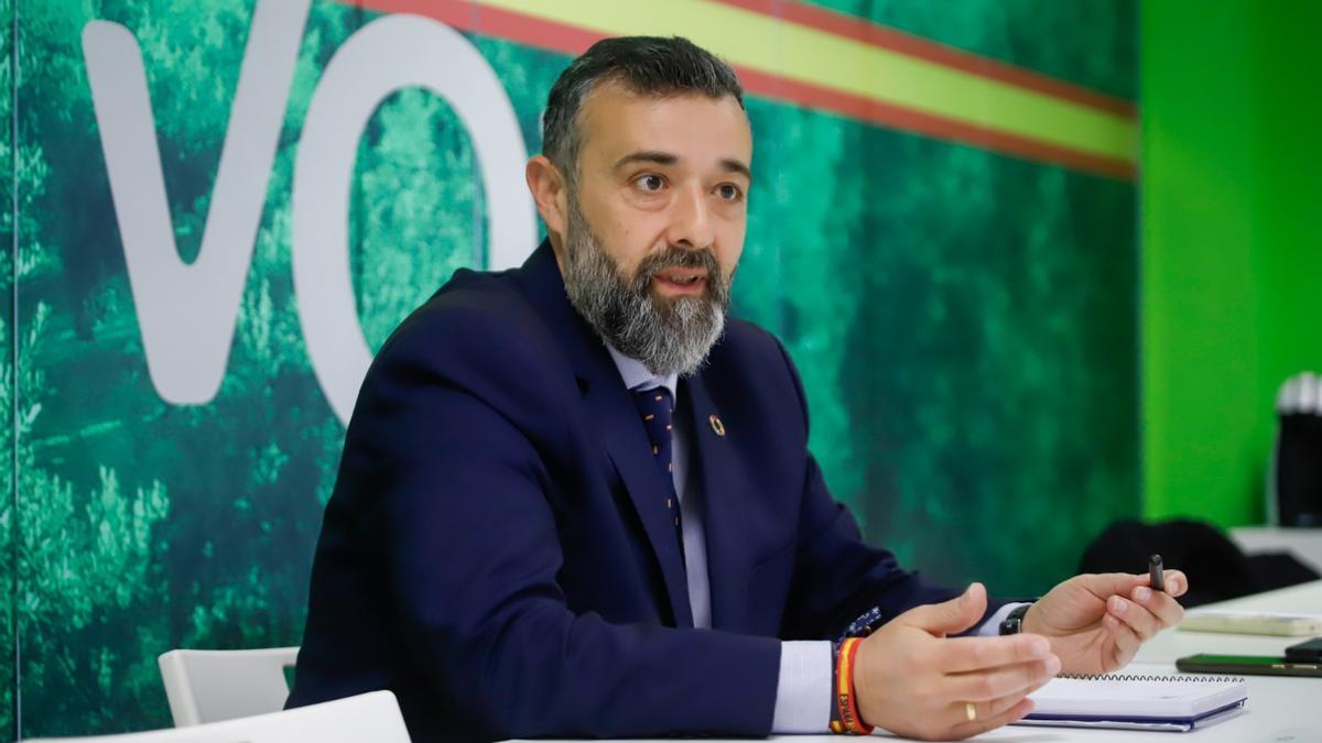 Rafael Saco, portavoz de Vox en la Diputación de Córdoba.