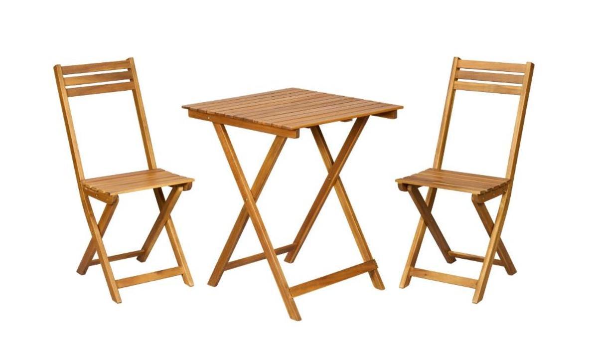 Mañana se esperan colas kilométricas en Lidl para conseguir set de balcón de tres piezas más barato del mercado: de madera y estructura plegable para ahorrar espacio