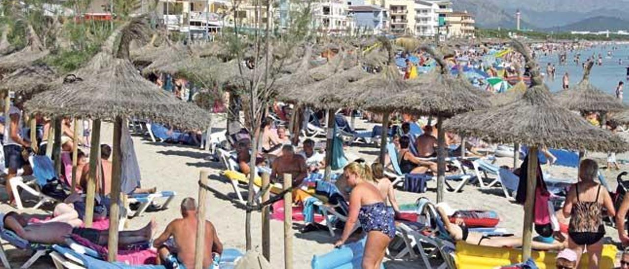 La inmensa mayoría de turistas visitan Can Picafort por la calidad de sus playas.