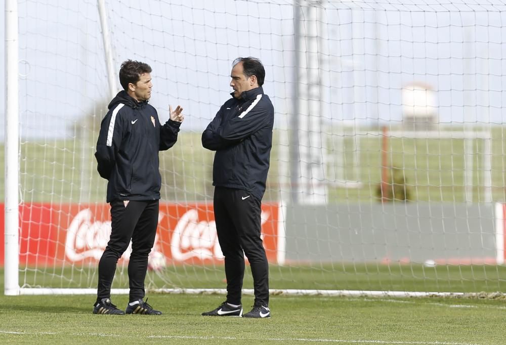 Entrenamiento del Sporting