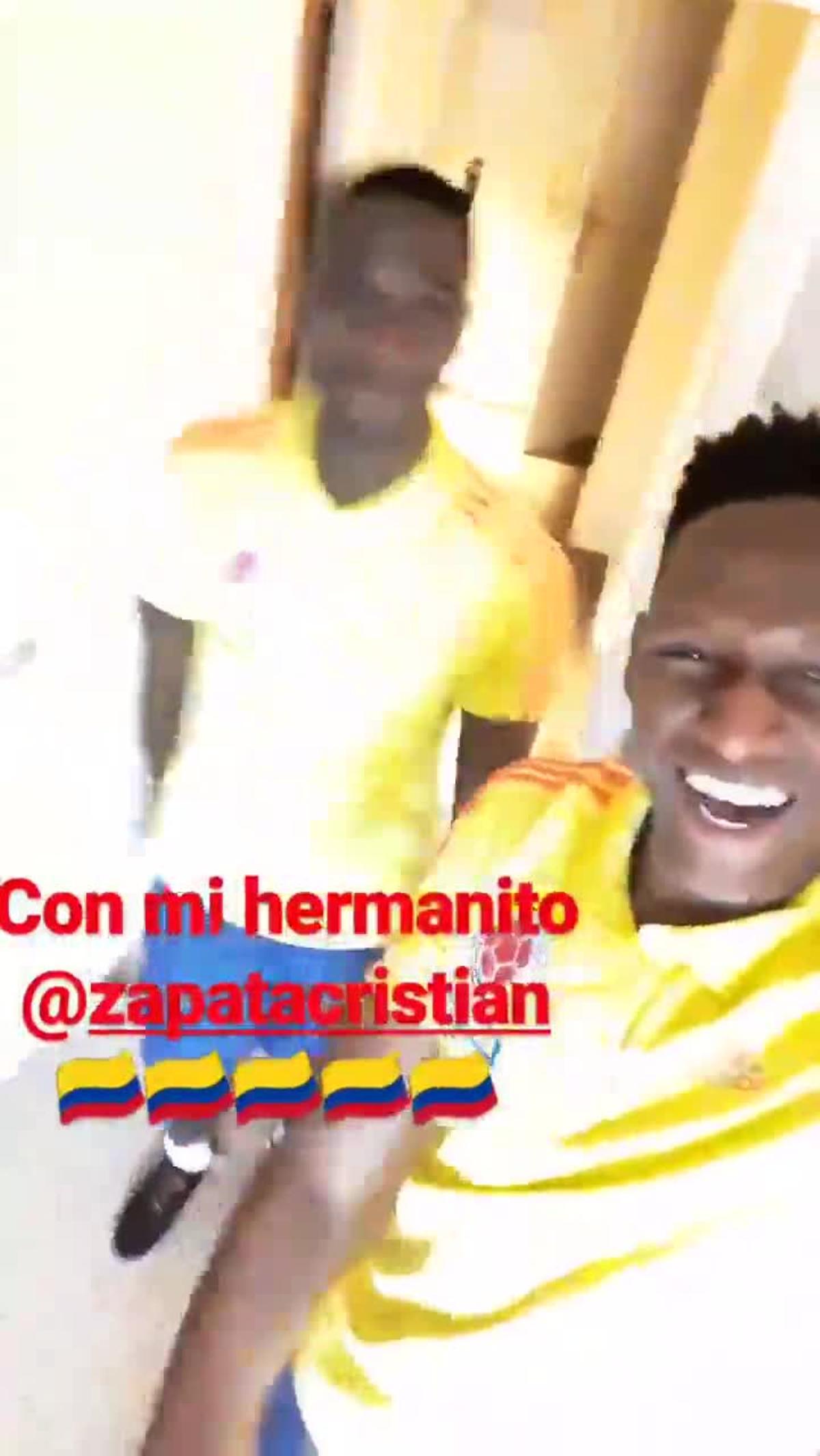 Yerry Mina y Cristian Zapata le ponen música a Colombia