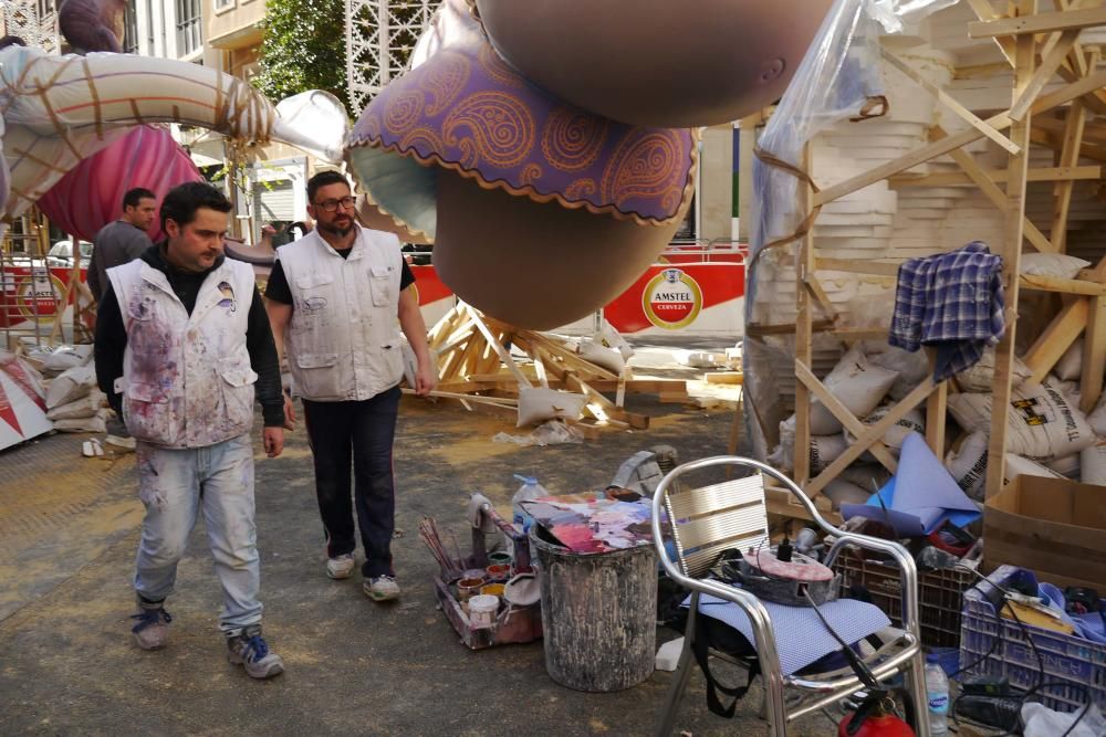 Las fallas ya están en la calle