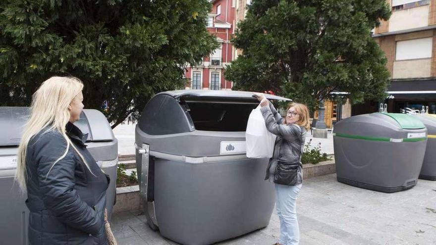 Los nuevos contenedores de reciclaje de Langreo se instalarán a partir del  lunes - La Nueva España
