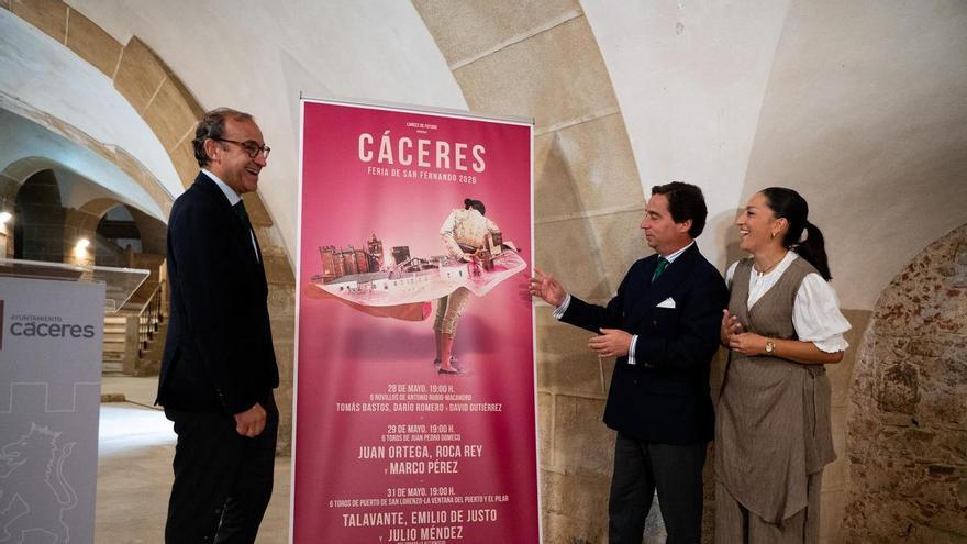 Vídeo | Presentado el cartel oficial de la feria taurina de Cáceres