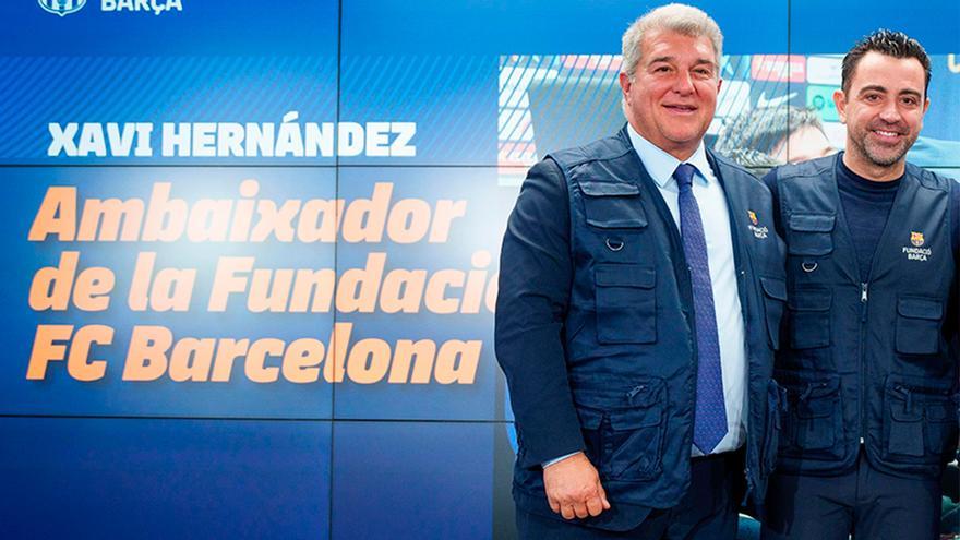 Laporta: "Xavi, queremos que sigas siendo la luz que ilumina a tantos barcelonistas"