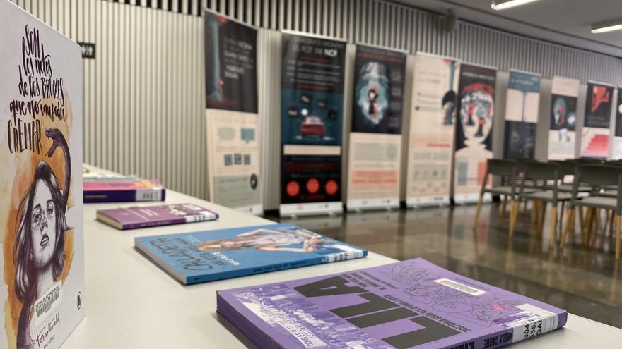 La biblioteca solsonina acull una exposició juvenil per abordar les violències sexuals