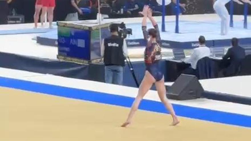 Actuació de Laia Font al terra a la prova de la Copa del Món del Caire