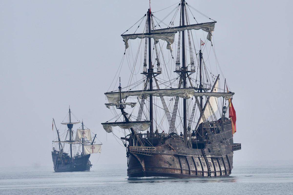 Así ha sido la llegada de los barcos de Escala a Castelló al Grau