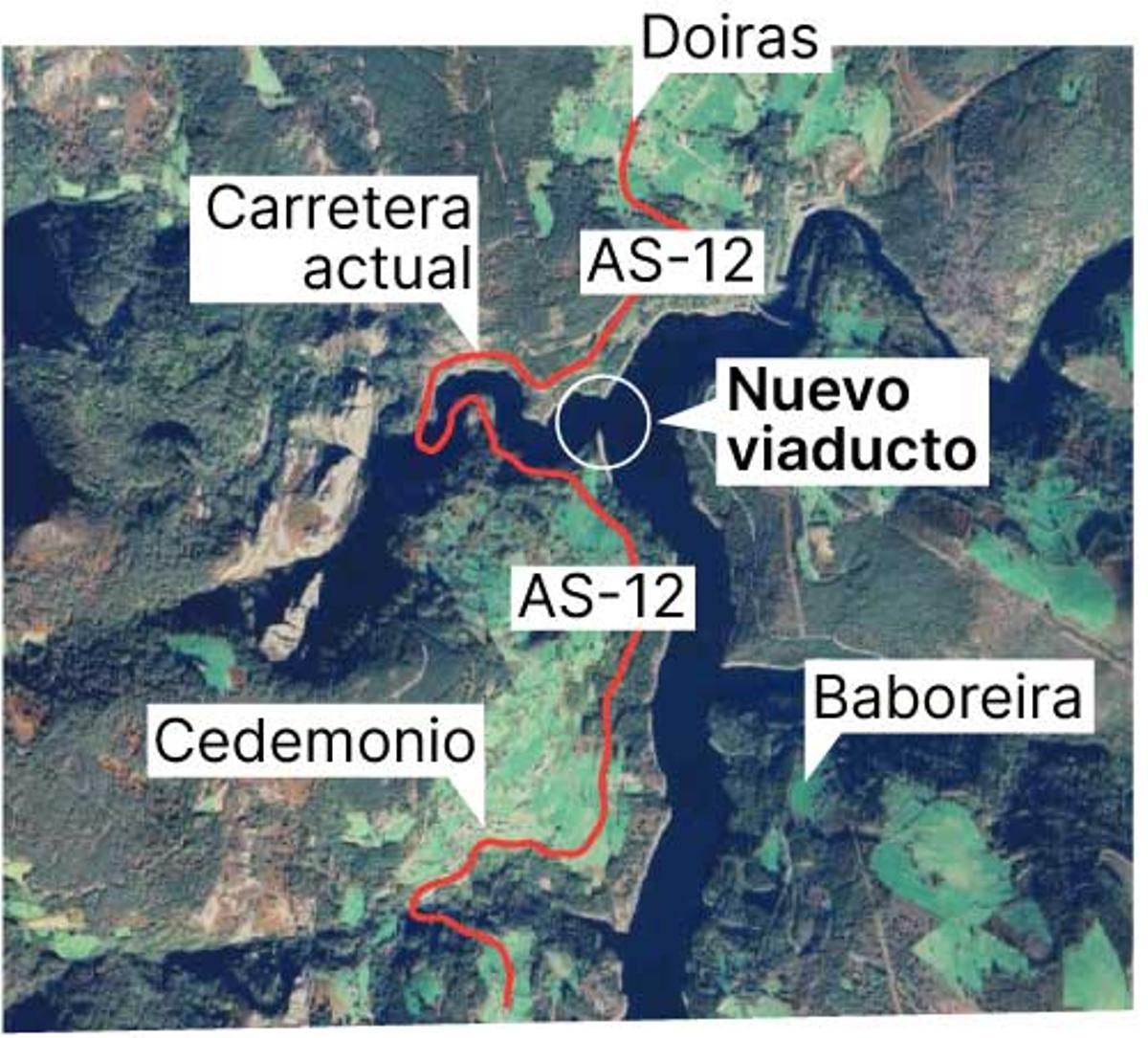 Localización del viaducto