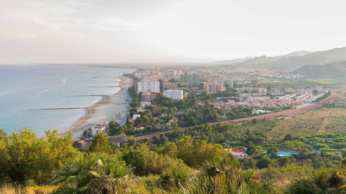 Imagen de Benicàssim desde las alturas.