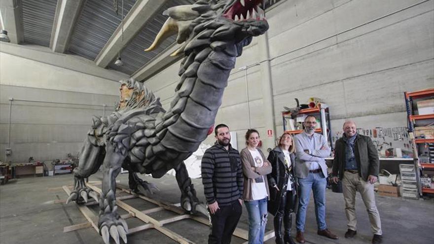 El dragón, a punto para cumplir la leyenda de San Jorge este domingo