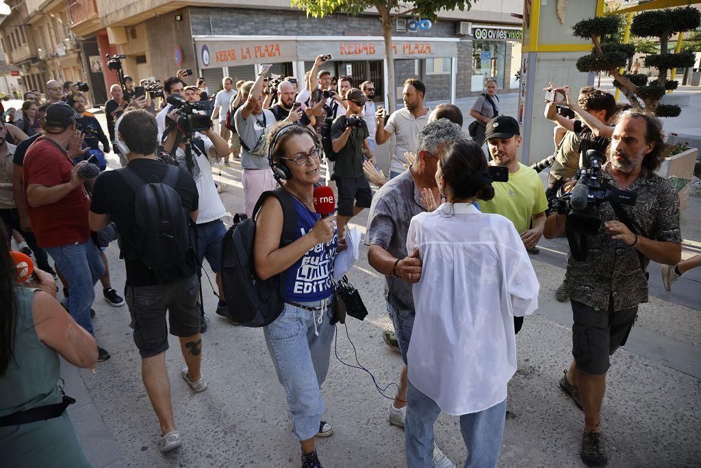 Las imágenes de la concentración ultra este martes en Torre Pacheco