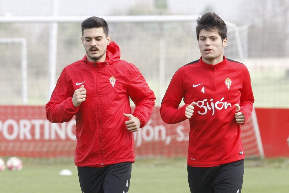 Entrenamiento del Sporting