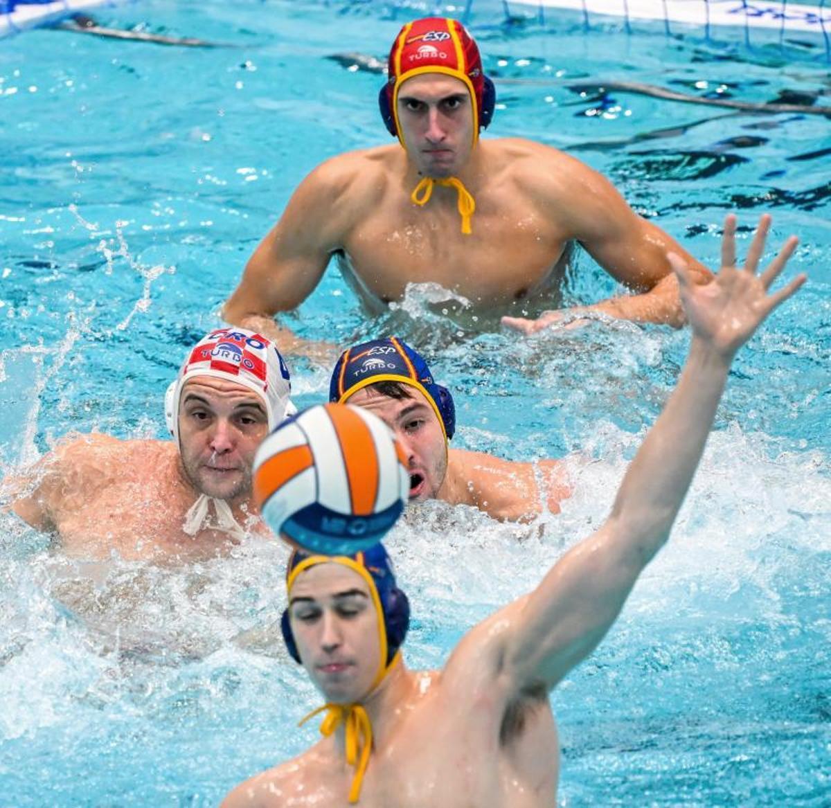 España gana a Croacia en el Europeo de Waterpolo