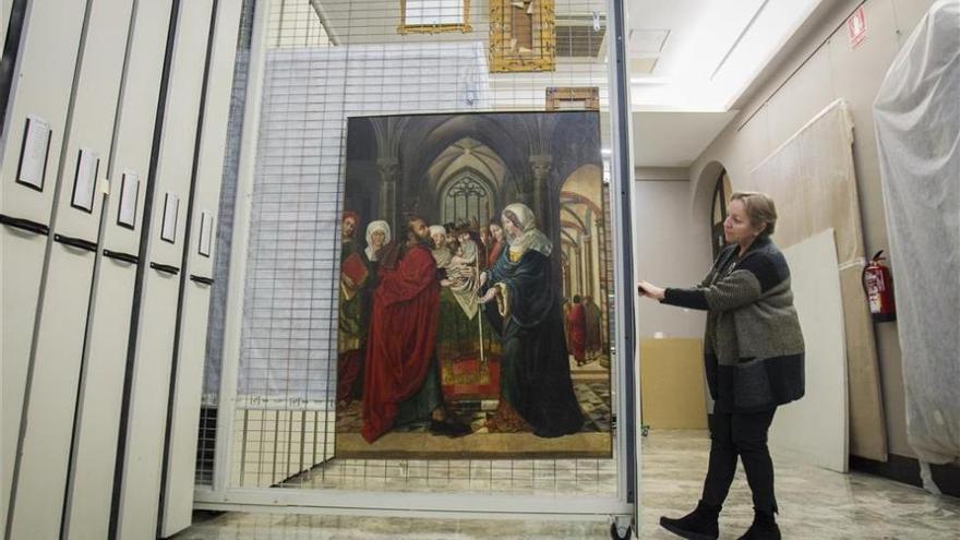 El Museo de Zaragoza custodia una tabla de Sijena a expensas del fin del litigio