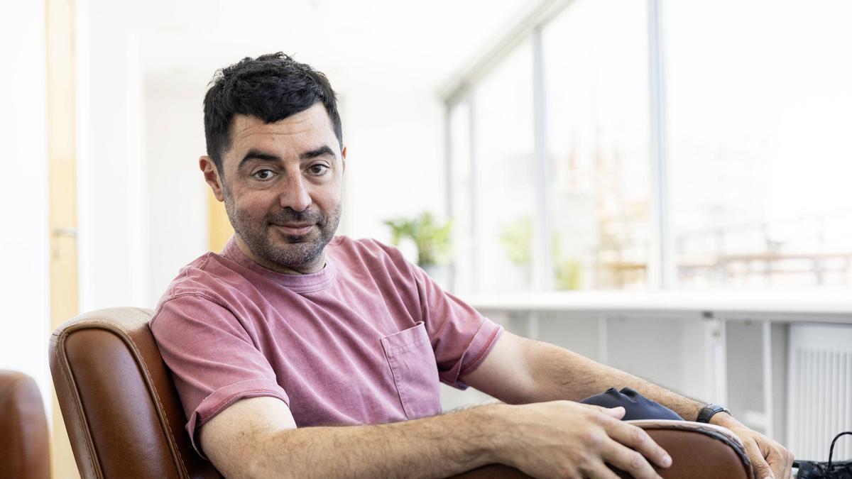 Daniel Verdú, autor de "La bola", en Barcelona