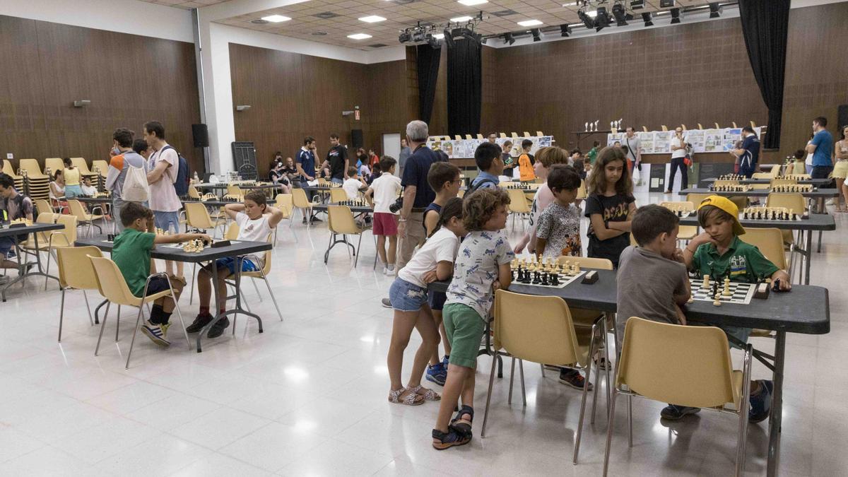 Torneo de ajedrez escolar en Picassent.