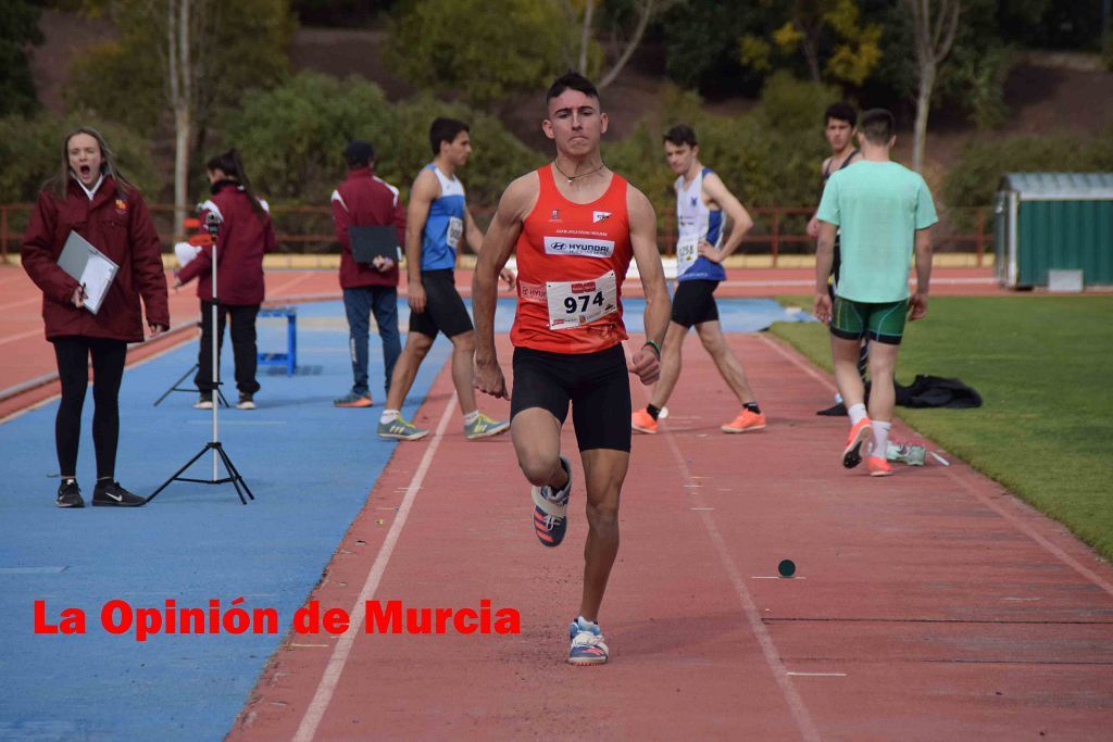 Regional absoluto y sub-23 de atletismo en Lorca