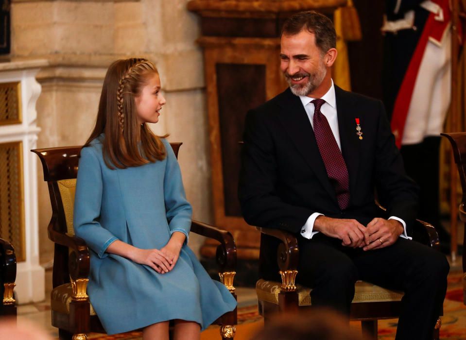 La Princesa Leonor recibe el Toisón de Oro