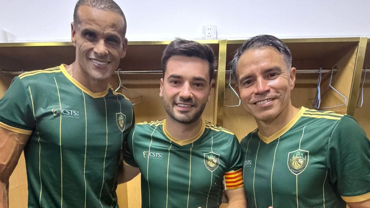 Rivaldo, Tarrenchs i Saviola van jugar junts a la Xina.