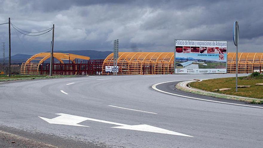 Desarrollo. Imagen actual de las obras del palacio de ferias.